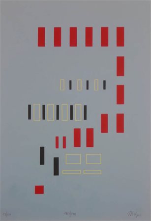 NIGRO MARIO Pistoia 1917-Livorno 1992 “Composizione b” 