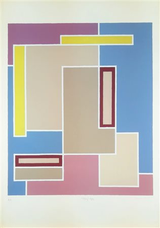 RADICE MARIO Como 1898-Milano 1987 “Composizione C F” 