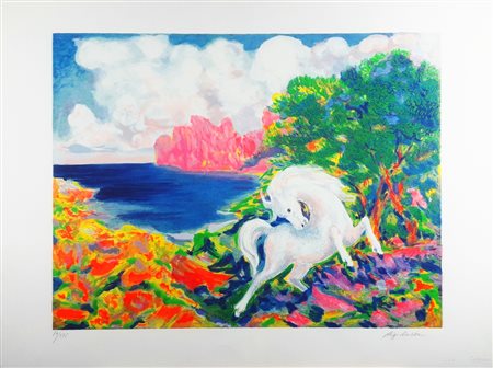 SASSU ALIGI Milano 1912-Pollenca 2000 “Senza titolo” 