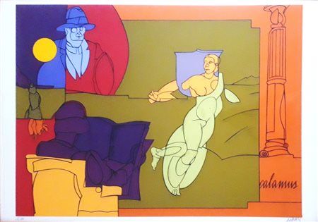 ADAMI VALERIO Bologna 1935 “Senza titolo”