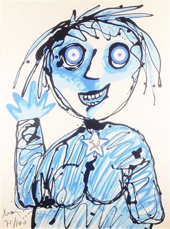 BAJ ENRICO Milano 1924-Vergiate 2003 “Senza titolo” 