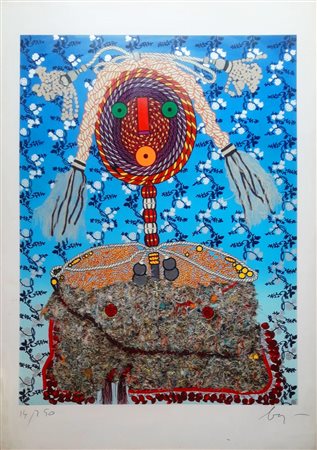 BAY ENRICO Milano 1924-Vergiate 2003 “Senza titolo” 