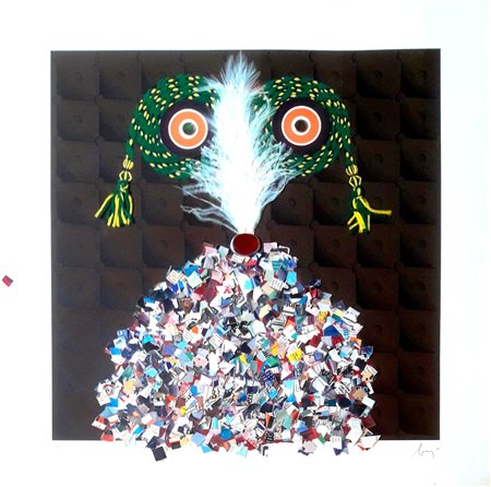 BAY ENRICO Milano 1924-Vergiate 2003 “Senza titolo” 