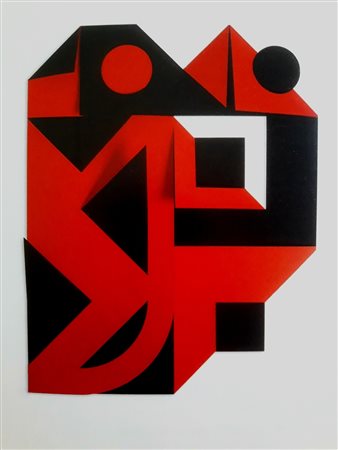 CASTELLANI ENRICO Castelmassa 1930-Viterbo2017 “Nero-rosso” 