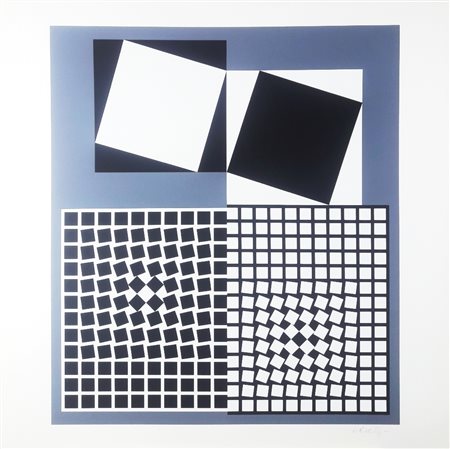 VASARELY VICTOR Ungheria 1906-Parigi 1997 “Senza titolo”