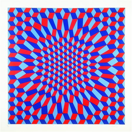 VASARELY VICTOR Ungheria 1906-Parigi 1997 “Senza titolo”