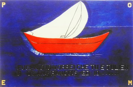 SARENCO (ISAIA MABELLINI) Brescia 1945-2017 “Poem”