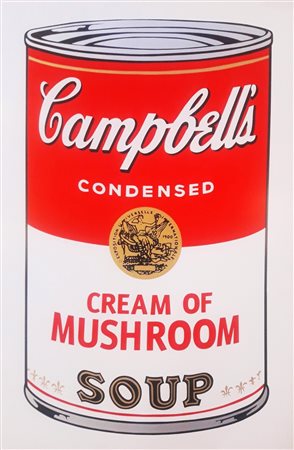WARHOL ANDY Pittsburgh 1928-New York 1987 “Cream of mushroom Campbell’s soup”