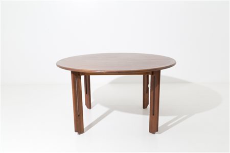 T. AMMANNATI & G. VITELLI. Wooden Table. 1970s