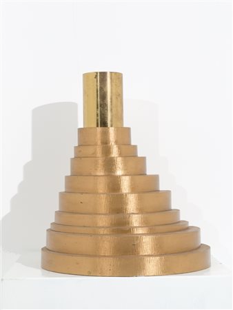 SERGIO ASTI (Attr). Bronze and brass sculpture