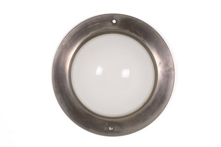 L. C. DOMINIONI. Brass and glass chandelier