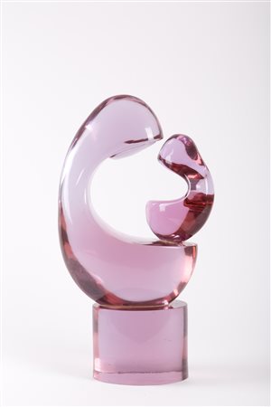 LOREDANO ROSIN. Molten glass sculpture