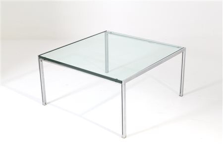 ROSS LITTELL. Steel table. ICF. 1970s