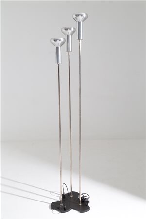GINO SARFATTI. Three floor lamps. ARTELUCE