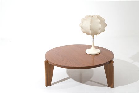 JEAN PROUVE' (Attr). Wooden Africa table. 1950s