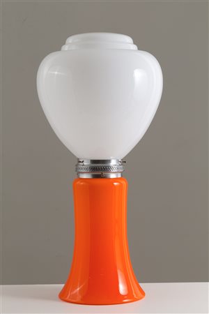 Murano glass table lamp. 1970s
