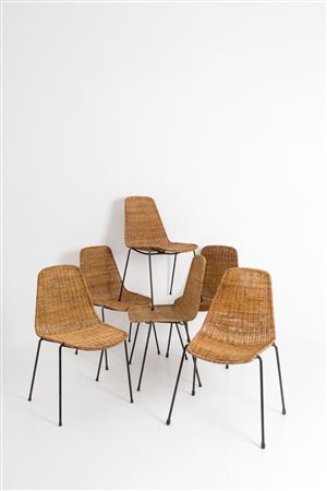 CAMPO&GRAFFI. Six Basket chairs. HOME