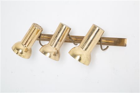GINO SARFATTI (Attr). Brass sconce. 1950s