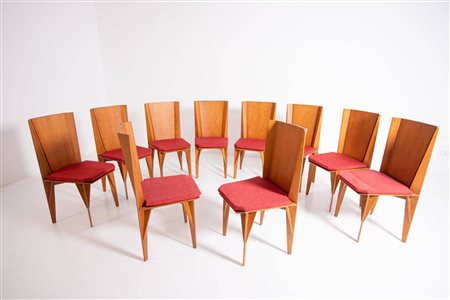 A. & P. SUMAN. Ten Matrix chairs by GIORGETTI