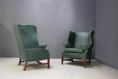 HVIDT&MOLGAARD-NIELSEN. Two armchairs. 1940s