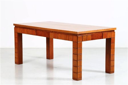 GUGLIELMO ULRICH. Wooden table. 1950s