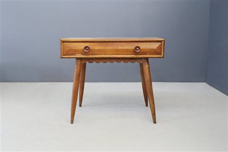 PAOLO BUFFA. Wooden desk. 1950s