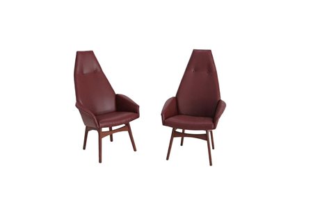 ADRIAN PEARSALL. Two Capitan armchairs 