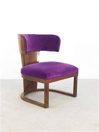 ERNESTO LAPADULA. Art Deco rare armchair
