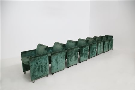 KAZUHIDE TAKAHAMA. Ten green chairs green. GAVINA