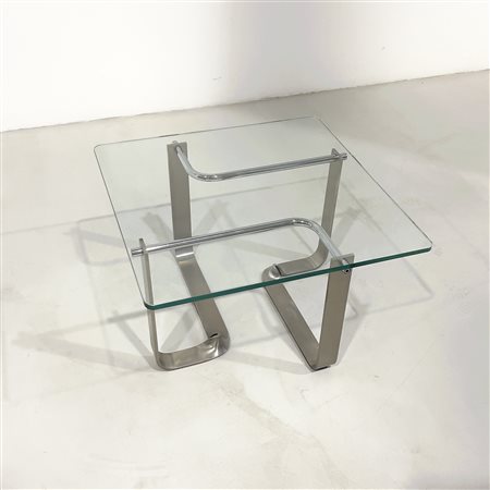 Glass coffee Table. GALLOTTI&RADICE. 1970s