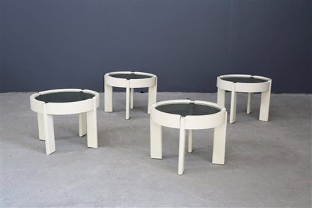GIANFRANCO FRATTINI. Four coffee tables. 1950s