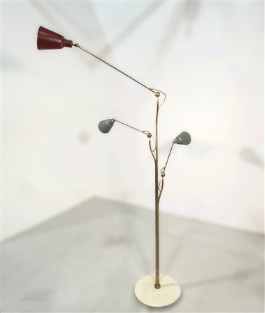 ANGELO LELII for ARREDOLUCE. Floor lamp, 1950s