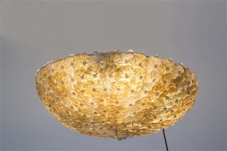 FLAVIO POLI (Attr.). Ceiling light. SEGUSO. 1950s