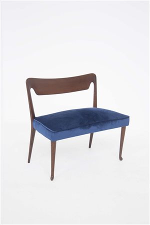 GUGLIELMO ULRICH. Wooden bench. 1950s.