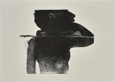 Fernando Farulli DONNA CON L'OCCHIO IN TESTA Acquaforte acquatinta, mm...