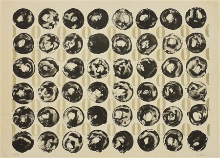 Nobuya Abe SENZA TITOLO Litografia a colori, mm 47x64; es. 19/30 Titolo in...