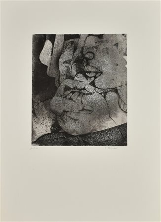 Fernando Farulli PER AMORE Acquaforte acquatinta, mm 346x293, su foglio cm...