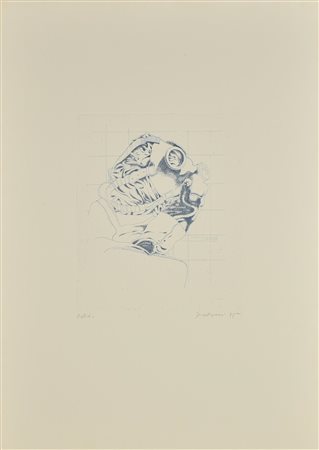 Marco Fidolini SENZA TITOLO Acquaforte, mm 295x245, su foglio cm 69,5x50; es....