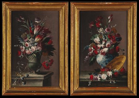 Pair of flower vases