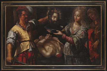 Salome' with the head of John the Baptist