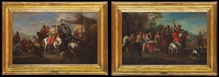 An outdoor meal and rest from hunting