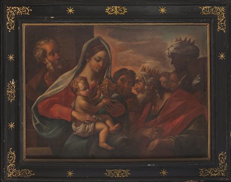 Madonna and Child with Three Kings