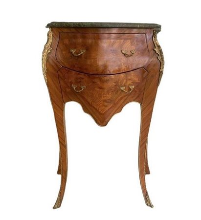 Comodino a due cassetti, Stile Napoleone III