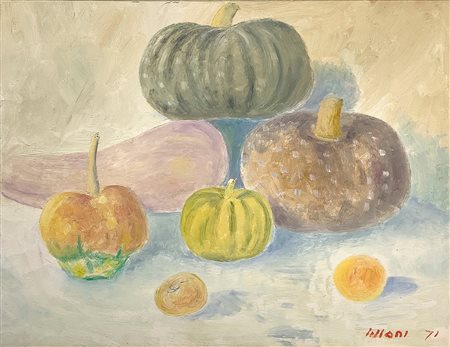 Natura morta di zucche.