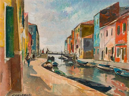 SILVIO CONSADORI (1909-1994) - Burano