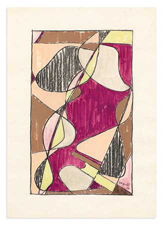 ALDO BERGOLLI (1916-1972) - Senza Titolo, 1959