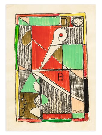 ALDO BERGOLLI (1916-1972) - Senza Titolo, 1961