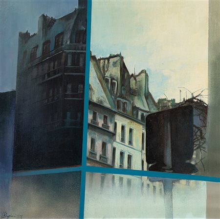 LIBERIO REGGIANI (1931) - Via di Parigi riflessa, 1978