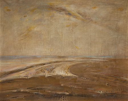 ALDO ALBERTI (1912-2014) - Spiaggia, 1982