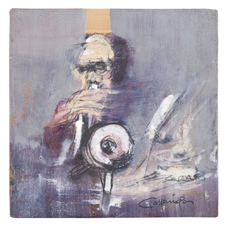 GIANCARLO CAZZANIGA (1913-2013) - Jazz Man, 2003